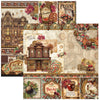 Ciao Bella CHOCOLATE WANDERLUST 12x12 Paper Pad 12 Sheets #CBPM100