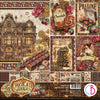 Ciao Bella CHOCOLATE WANDERLUST 12x12 Paper Pad 12 Sheets #CBPM100