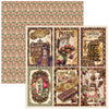 Ciao Bella CHOCOLATE WANDERLUST 12x12 Paper Pad 12 Sheets #CBPM100