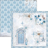 Ciao Bella ELEGANCE of BLUE Christmas Winter 12x12 Paper Pad 12 Sheets #CBPM079