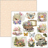 Ciao Bella FLOWER SHOP 6X6 Fussy Cut Paper Pad 24 Sheets #CBQE077