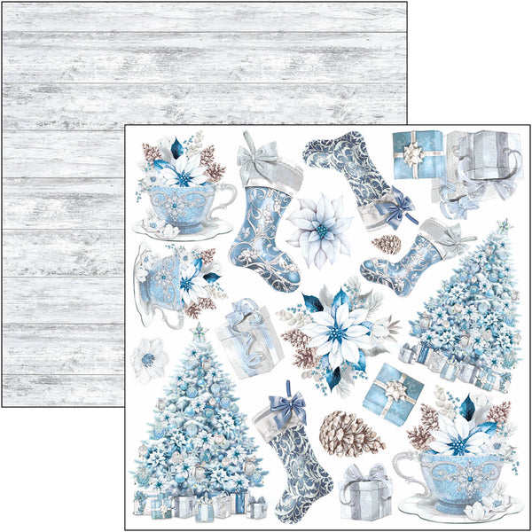 Ciao Bella ELEGANCE of BLUE 6X6 Fussy Cut Paper Pad 24 Sheets #CBQE079