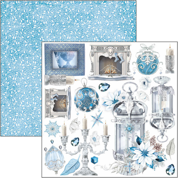 Ciao Bella ELEGANCE of BLUE 6X6 Fussy Cut Paper Pad 24 Sheets #CBQE079