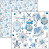 Ciao Bella ELEGANCE of BLUE 6X6 Fussy Cut Paper Pad 24 Sheets #CBQE079