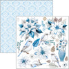 Ciao Bella ELEGANCE of BLUE 6X6 Fussy Cut Paper Pad 24 Sheets #CBQE079