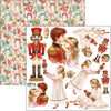 Ciao Bella THE NUTCRACKER Christmas 6X6 Fussy Cut Paper Pad 24 Sheets #CBQE080