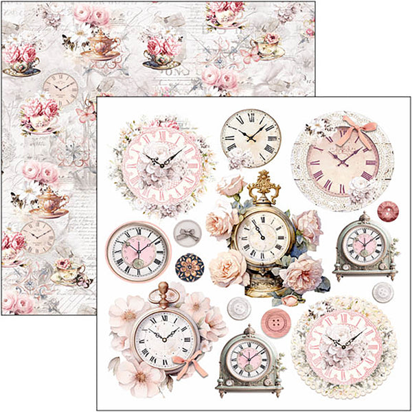 Ciao Bella TIMELESS MOMENTS 6X6 Fussy Cut Paper Pad 24 Sheets #CBQE083