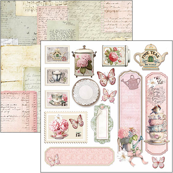 Ciao Bella TIMELESS MOMENTS 6X6 Fussy Cut Paper Pad 24 Sheets #CBQE083