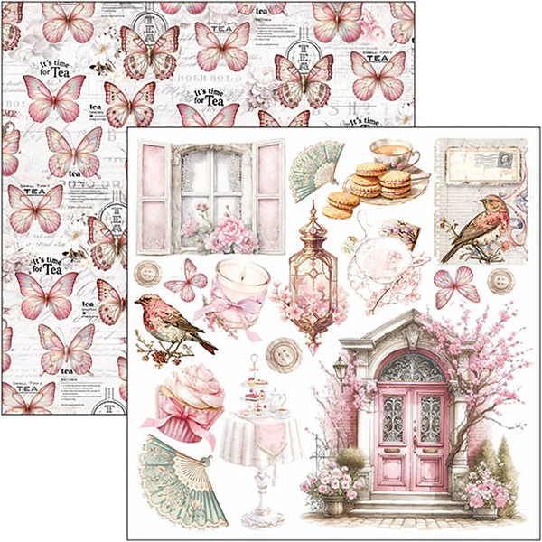 Ciao Bella TIMELESS MOMENTS 6X6 Fussy Cut Paper Pad 24 Sheets #CBQE083