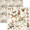 Ciao Bella WINTER SEASON Christmas 6X6 Fussy Cut Paper Pad 24 Sheets #CBQE088