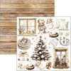 Ciao Bella WINTER SEASON Christmas 6X6 Fussy Cut Paper Pad 24 Sheets #CBQE088