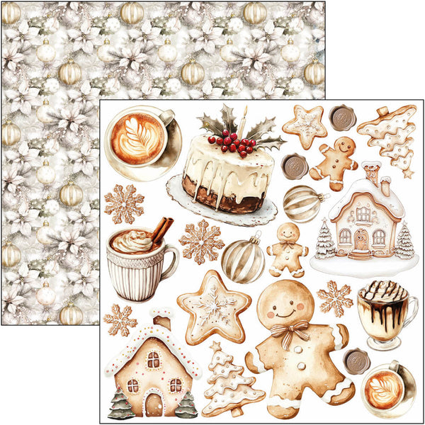 Ciao Bella WINTER SEASON Christmas 6X6 Fussy Cut Paper Pad 24 Sheets #CBQE088