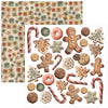 Ciao Bella MERRY and BRIGHT Christmas 6X6 Fussy Cut Paper Pad 24 Sheets #CBQE098
