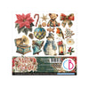 Ciao Bella MERRY and BRIGHT Christmas 6X6 Fussy Cut Paper Pad 24 Sheets #CBQE098