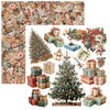 Ciao Bella MERRY and BRIGHT Christmas 6X6 Fussy Cut Paper Pad 24 Sheets #CBQE098