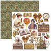 Ciao Bella CHOCOLATE WANDERLUST 6X6 Fussy Cut Paper Pad 24 Sheets #CBQE100