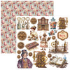 Ciao Bella CHOCOLATE WANDERLUST 6X6 Fussy Cut Paper Pad 24 Sheets #CBQE100