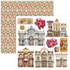 Ciao Bella CHOCOLATE WANDERLUST 6X6 Fussy Cut Paper Pad 24 Sheets #CBQE100