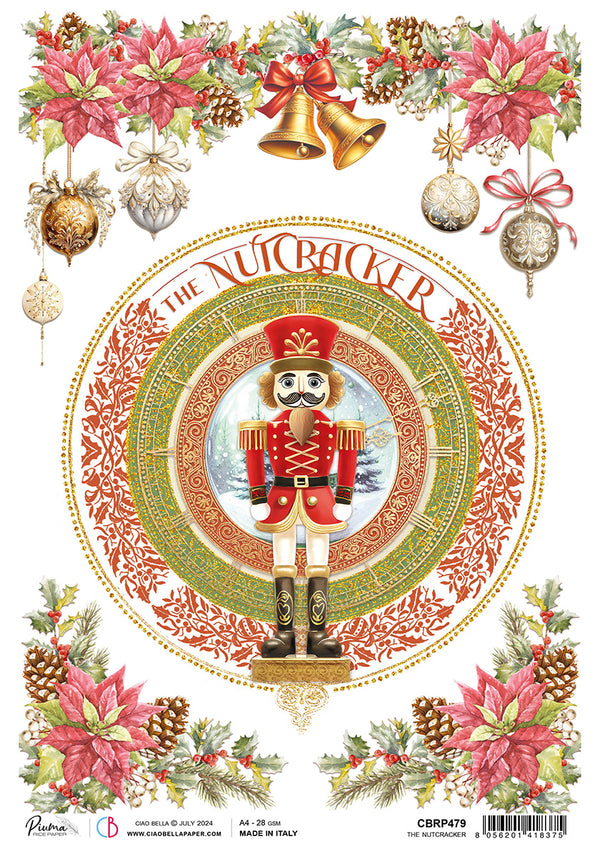 Ciao Bella THE NUTCRACKER Rice Paper A4 Mixed Media #CBRP479