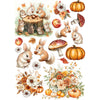Ciao Bella HELLO FALL Autumn A5 Assorted Rice Paper Selection Decoupage 8 sheets #CBRS019
