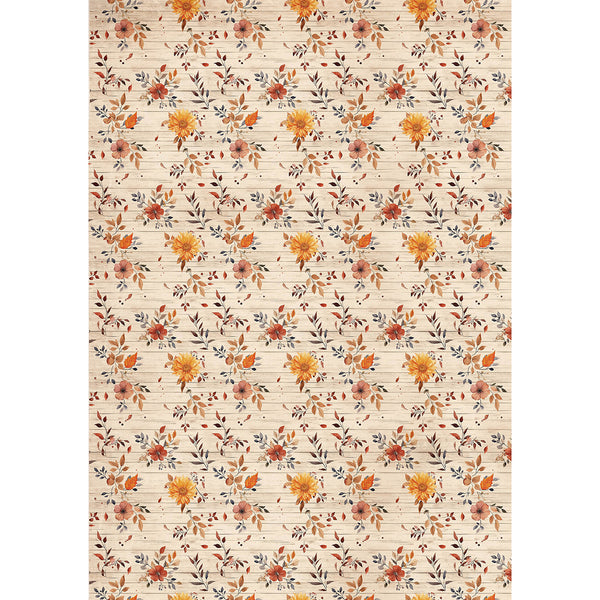 Ciao Bella HELLO FALL Autumn A5 Assorted Rice Paper Selection Decoupage 8 sheets #CBRS019