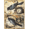 Ciao Bella DARK ACADEMIA A5 Assorted Rice Paper Selection Decoupage 8 sheets #CBRS020