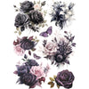 Ciao Bella DARK ACADEMIA A5 Assorted Rice Paper Selection Decoupage 8 sheets #CBRS020
