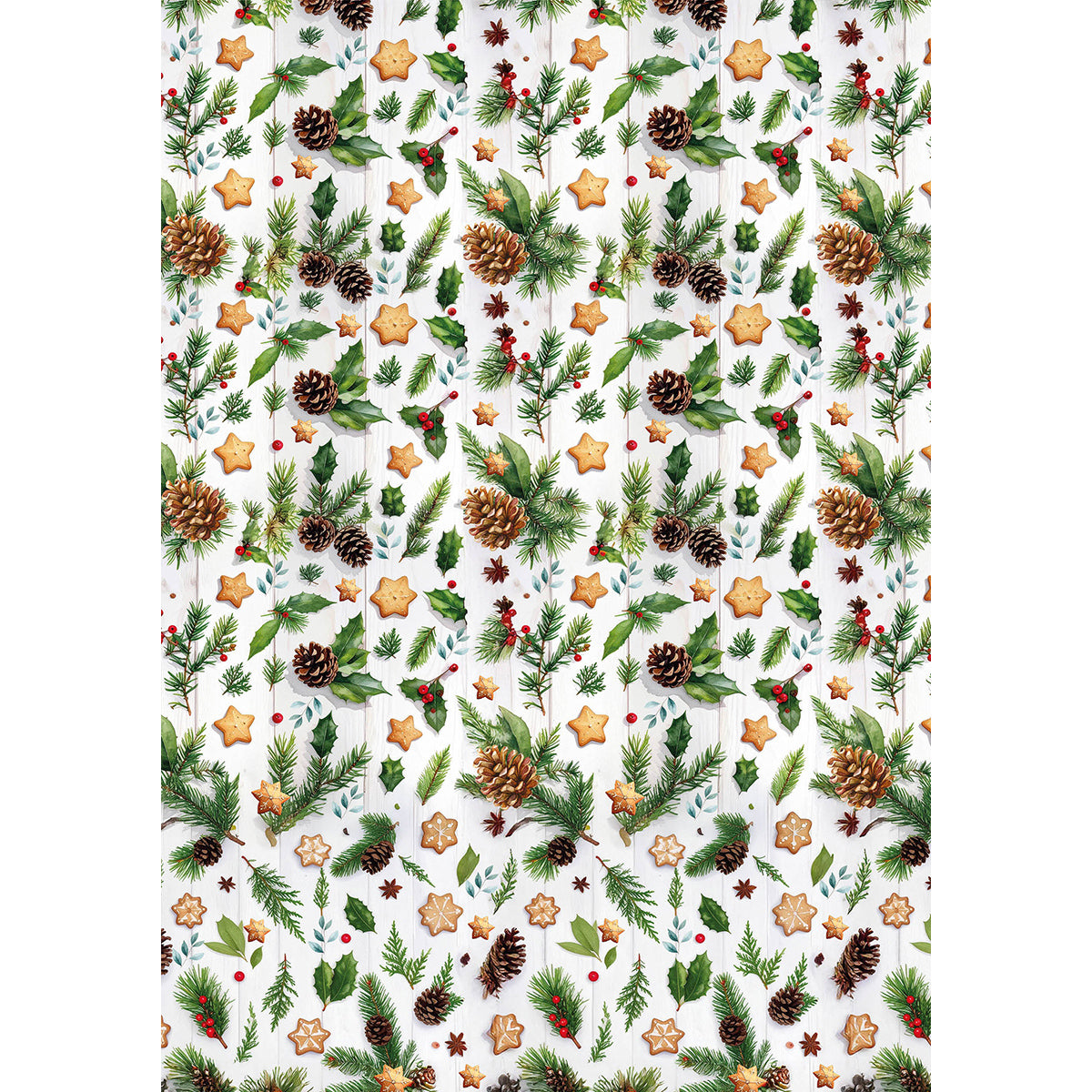 Ciao Bella HOT COCOA & HOLLY Winter Christmas A5 Assorted Rice Paper Selection Decoupage 8 sheets #CBRS021
