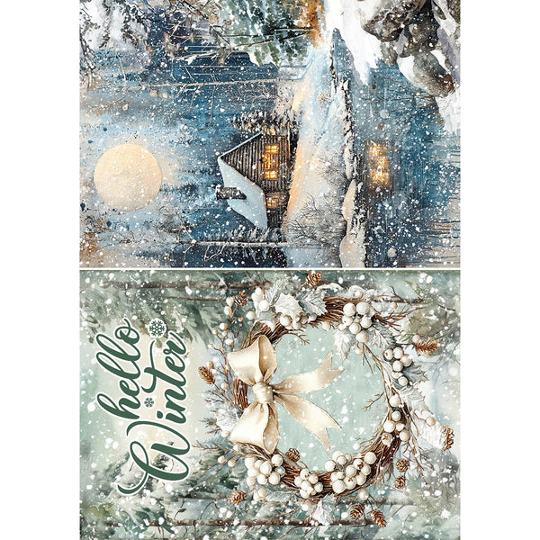 Ciao Bella FOREST TALES A5 Assorted Rice Paper Selection Decoupage 8 sheets #CBRS024