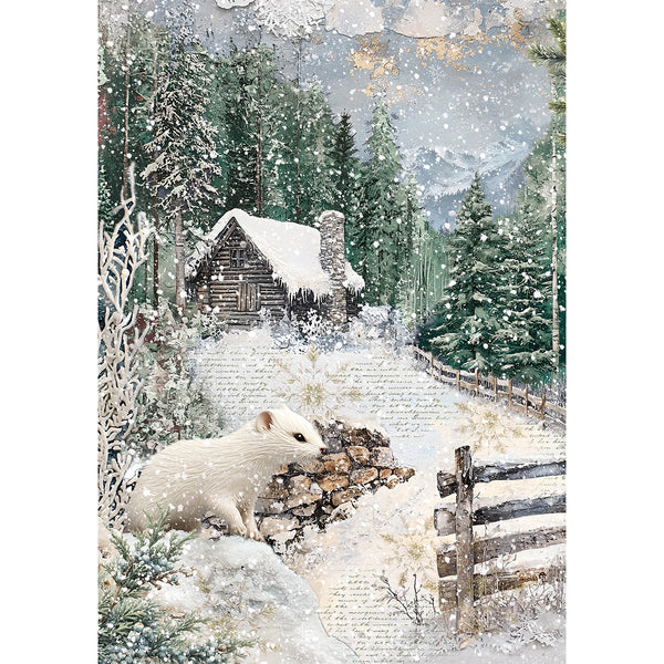 Ciao Bella FOREST TALES A5 Assorted Rice Paper Selection Decoupage 8 sheets #CBRS024