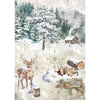 Ciao Bella FOREST TALES A5 Assorted Rice Paper Selection Decoupage 8 sheets #CBRS024