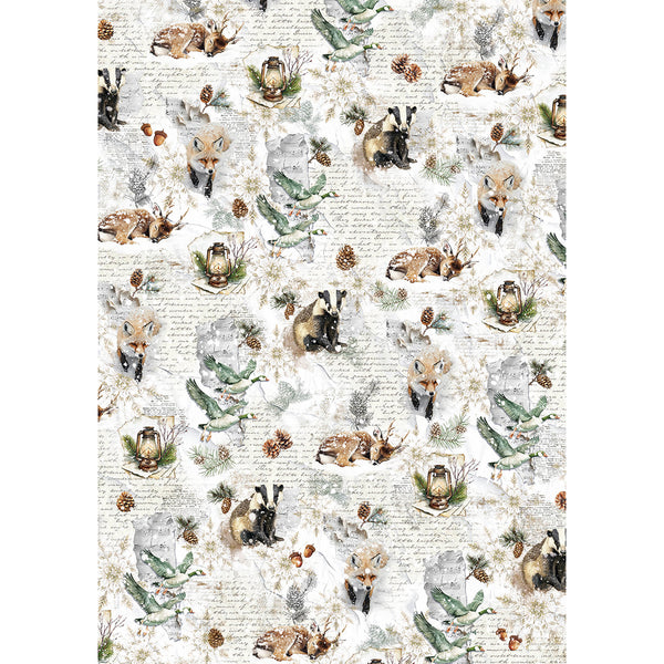 Ciao Bella FOREST TALES A5 Assorted Rice Paper Selection Decoupage 8 sheets #CBRS024