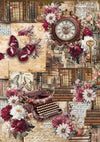Ciao Bella BOOK LOVERS - A5 Assorted Rice Paper Selection Decoupage 8 sheets #CBRS026