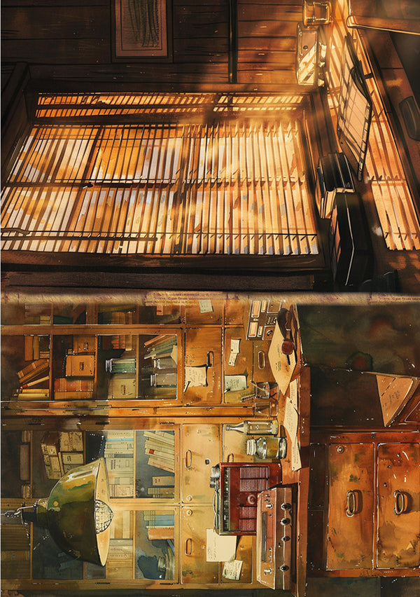 Ciao Bella THE LAST MYSTERY - A5 Assorted Rice Paper Selection Decoupage 8 sheets #CBRS028