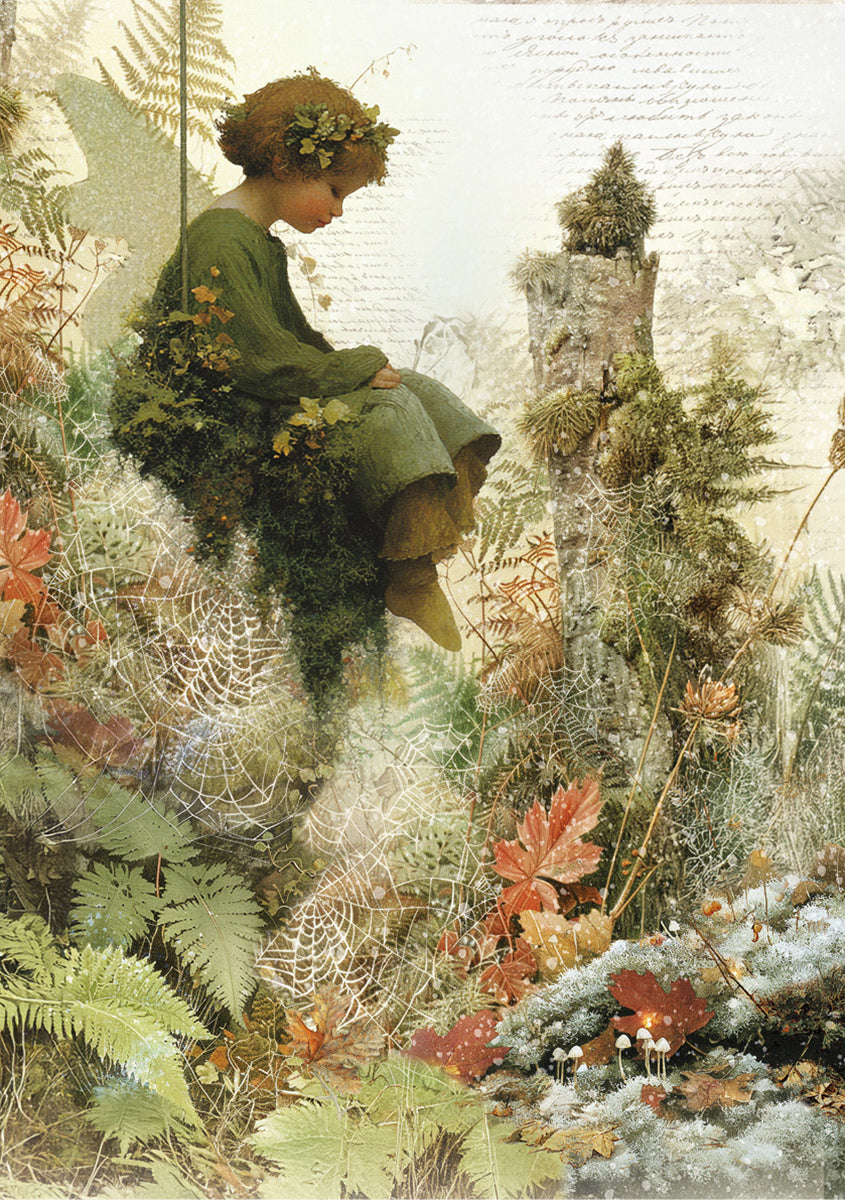 Ciao Bella FAIRY WHISPERS - A5 Assorted Rice Paper Selection Decoupage 8 sheets #CBRS030