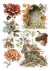 Ciao Bella FAIRY WHISPERS - A5 Assorted Rice Paper Selection Decoupage 8 sheets #CBRS030