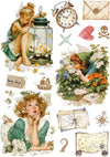 Ciao Bella NEVERLAND A5 Assorted Rice Paper Selection Decoupage 8 sheets #CBRS032