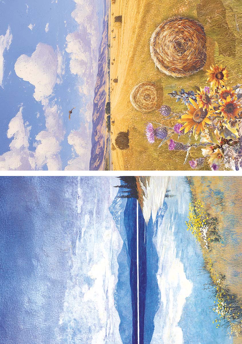 Ciao Bella YELLOWSTONE A5 Assorted Rice Paper Selection Decoupage 8 sheets #CBRS033