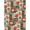 Ciao Bella MERRY and BRIGHT - A5 Assorted Rice Paper Selection Decoupage 8 sheets #CBRS045
