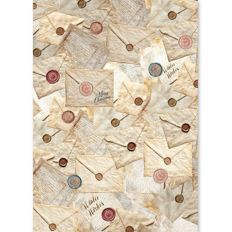 Ciao Bella MERRY and BRIGHT - A5 Assorted Rice Paper Selection Decoupage 8 sheets #CBRS045