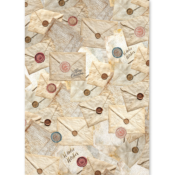 Ciao Bella MERRY and BRIGHT - A5 Assorted Rice Paper Selection Decoupage 8 sheets #CBRS045