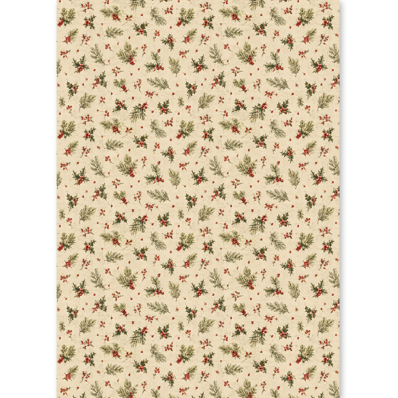 Ciao Bella MERRY and BRIGHT - A5 Assorted Rice Paper Selection Decoupage 8 sheets #CBRS045