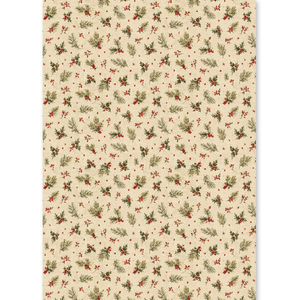 Ciao Bella MERRY and BRIGHT - A5 Assorted Rice Paper Selection Decoupage 8 sheets #CBRS045