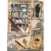Ciao Bella THE WITCH'S GRIMOIRE - Halloween - A5 Assorted Rice Paper Selection Decoupage 8 sheets #CBRS048