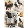 Ciao Bella THE WITCH'S GRIMOIRE - Halloween - A5 Assorted Rice Paper Selection Decoupage 8 sheets #CBRS048