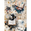 Ciao Bella THE WITCH'S GRIMOIRE - Halloween - A5 Assorted Rice Paper Selection Decoupage 8 sheets #CBRS048