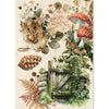 Ciao Bella THE NATURE JOURNAL - A5 Assorted Rice Paper Selection Decoupage 8 sheets #CBRS049