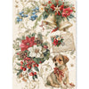 Ciao Bella COZY CHRISTMAS - A5 Assorted Rice Paper Selection Decoupage 8 sheets #CBRS050