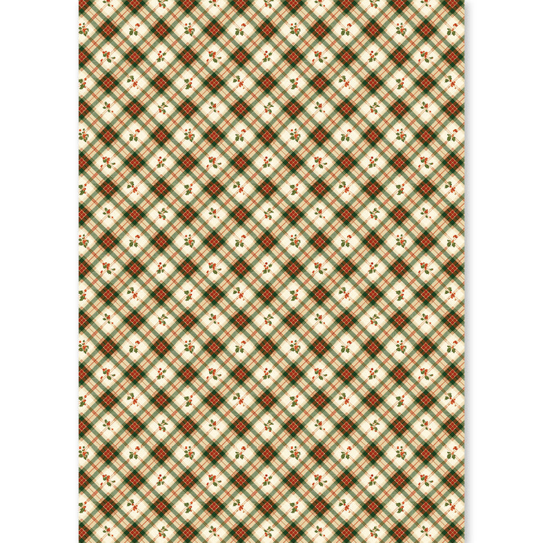 Ciao Bella COZY CHRISTMAS - A5 Assorted Rice Paper Selection Decoupage 8 sheets #CBRS050
