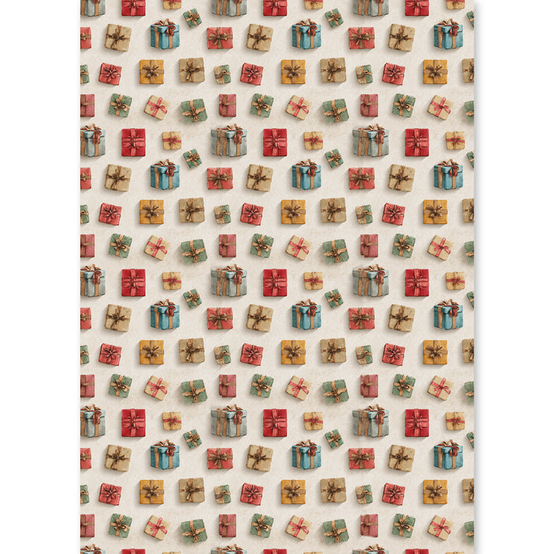 Ciao Bella COZY CHRISTMAS - A5 Assorted Rice Paper Selection Decoupage 8 sheets #CBRS050
